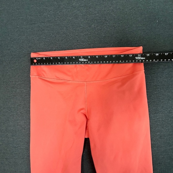 Fabletics Cropped Coral Leggings No Tag / Measures Size Small Hidden Pocket - Picture 12 of 14